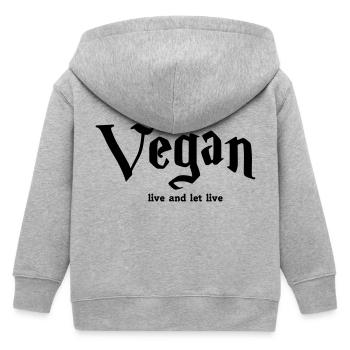 direct végétalien - Veste à capuche enfant bio Stanley/Stella - gris chiné - Dos