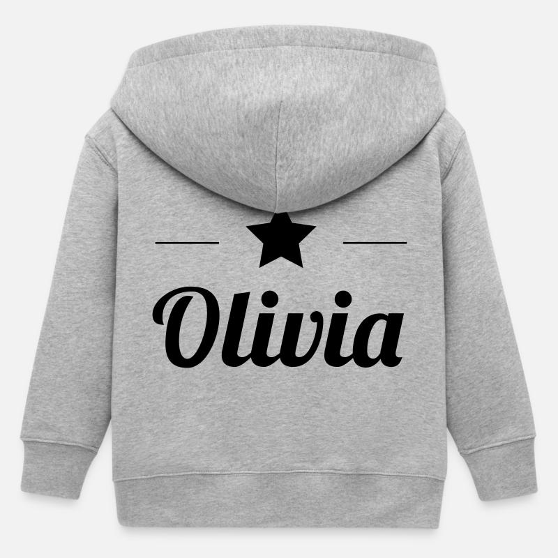 Olivia - Veste à capuche enfant bio Stanley/Stella - gris chiné