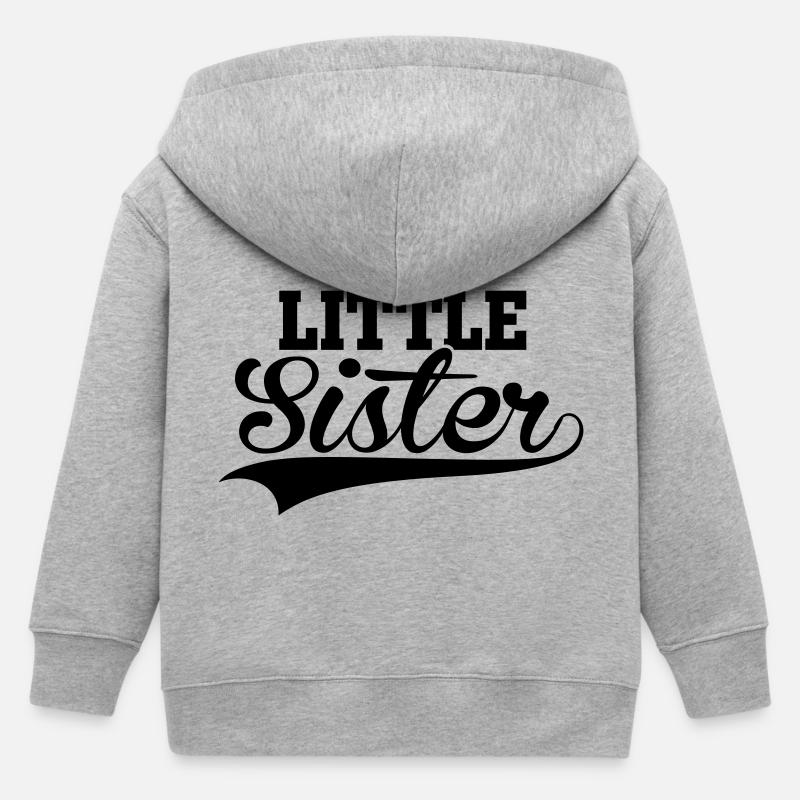 Little Sister - Veste à capuche enfant bio Stanley/Stella - gris chiné
