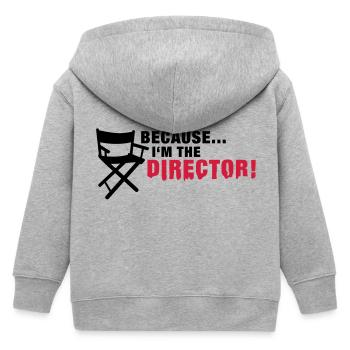 because_im_the_director__f2 - Veste à capuche enfant bio Stanley/Stella - gris chiné - Dos