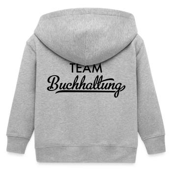 Équipe de comptabilité - Veste à capuche enfant bio Stanley/Stella - gris chiné - Dos