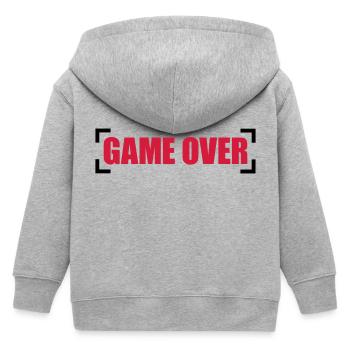 Game Over - Veste à capuche enfant bio Stanley/Stella - gris chiné - Dos
