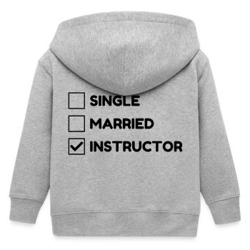 Formateur / Formation / Travail / Métier / Job - Veste à capuche enfant bio Stanley/Stella - gris chiné - Dos