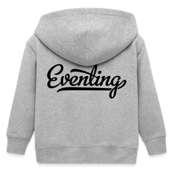 Eventing - Kinder Organic Kapuzenjacke Mini Cultivator von Stanley/Stella - Grau meliert - Hinten