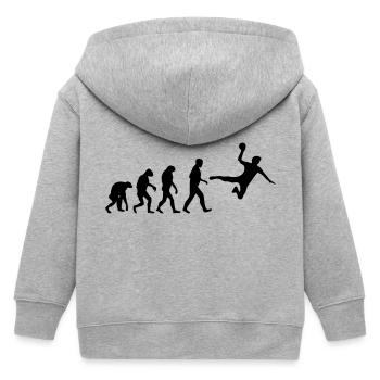 handball evolution hand-ball - Veste à capuche enfant bio Stanley/Stella - gris chiné - Dos