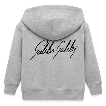 Galileo Galilei - Veste à capuche enfant bio Stanley/Stella - gris chiné - Dos