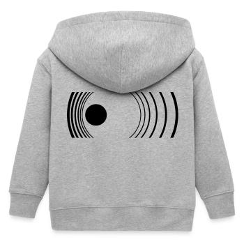 doppler effect - Veste à capuche enfant bio Stanley/Stella - gris chiné - Dos