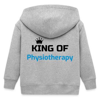 Krankengymnast / Krankengymnastin / Physio / - Kinder Organic Kapuzenjacke Mini Cultivator von Stanley/Stella - Grau meliert - Hinten