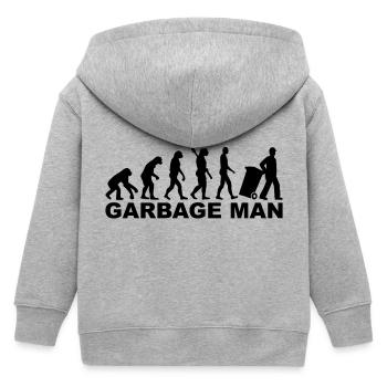 Garbage man - Veste à capuche enfant bio Stanley/Stella - gris chiné - Dos