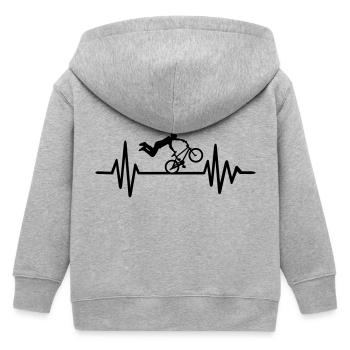 BMX - Veste à capuche enfant bio Stanley/Stella - gris chiné - Dos