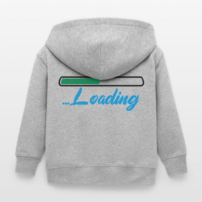 Loading Kids Organic Zip-up Hoodie by Stanley/Stella