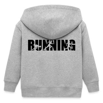 Running - Veste à capuche enfant bio Stanley/Stella - gris chiné - Dos