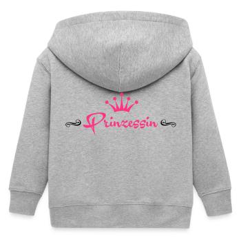 Märchenprinzessin - Veste à capuche enfant bio Stanley/Stella - gris chiné - Dos