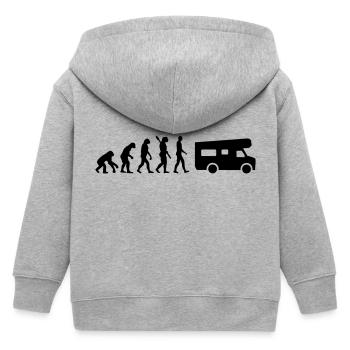 Evolution Camping - Veste à capuche enfant bio Stanley/Stella - gris chiné - Dos