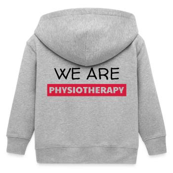 Krankengymnast / Krankengymnastin / Physio / - Kinder Organic Kapuzenjacke Mini Cultivator von Stanley/Stella - Grau meliert - Hinten