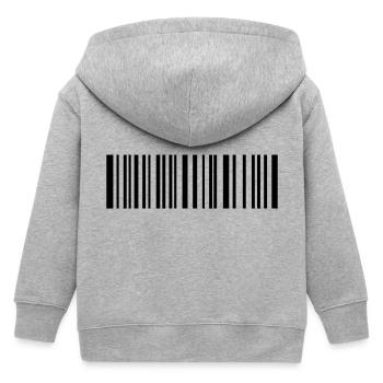 code-barre - Veste à capuche enfant bio Stanley/Stella - gris chiné - Dos