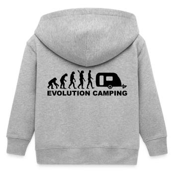Evolution Camping - Veste à capuche enfant bio Stanley/Stella - gris chiné - Dos