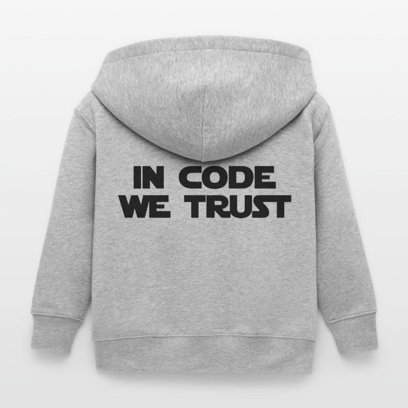 Computer / Developer / Geek / Code / Funny Kids Organic Zip-up Hoodie by Stanley/Stella