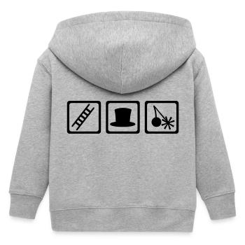 Ramoneur - Veste à capuche enfant bio Stanley/Stella - gris chiné - Dos