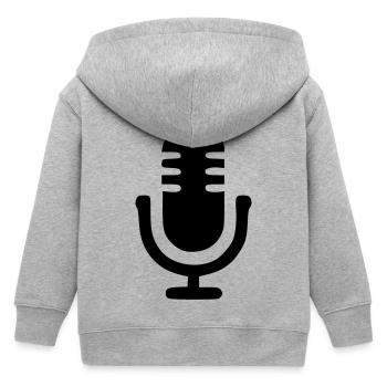 Micro - Veste à capuche enfant bio Stanley/Stella - gris chiné - Dos