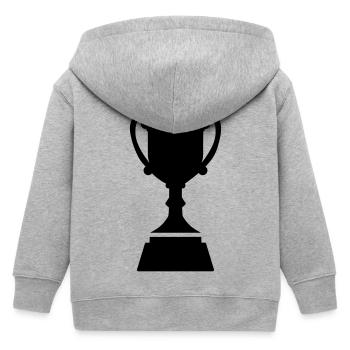 Coupe - Veste à capuche enfant bio Stanley/Stella - gris chiné - Dos