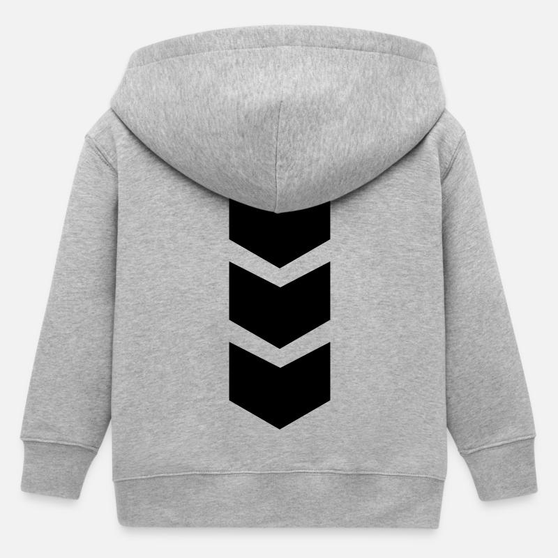 flèche - Veste à capuche enfant bio Stanley/Stella - gris chiné