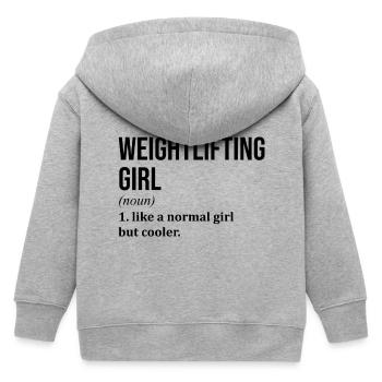 haltérophilie - Veste à capuche enfant bio Stanley/Stella - gris chiné - Dos