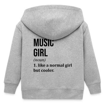 musique - Veste à capuche enfant bio Stanley/Stella - gris chiné - Dos
