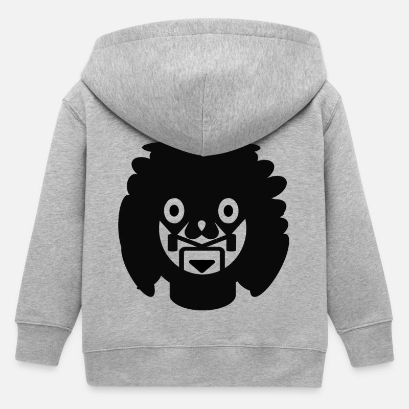 Le nom est Panic - Veste à capuche enfant bio Stanley/Stella - gris chiné