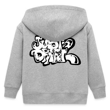 Just Drift - Kinder Organic Kapuzenjacke Mini Cultivator von Stanley/Stella - Grau meliert - Hinten