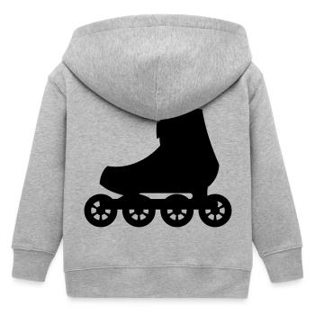 Inline Skate - Fitness Skate - Veste à capuche enfant bio Stanley/Stella - gris chiné - Dos