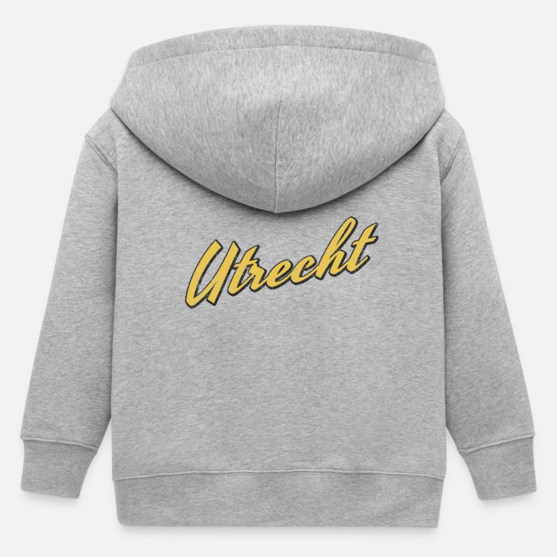 Utrecht - Veste à capuche enfant bio Stanley/Stella - gris chiné
