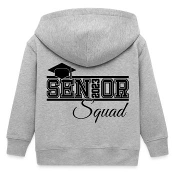 Senior 2023 Squad Proud Squad of Graduate - Kinder Organic Kapuzenjacke Mini Cultivator von Stanley/Stella - Grau meliert - Hinten