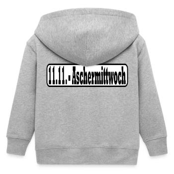 11.11. Mercredi des Cendres - Veste à capuche enfant bio Stanley/Stella - gris chiné - Dos
