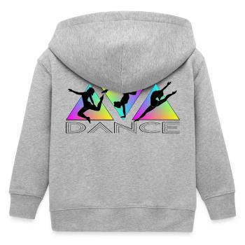 Dance - Kinder Organic Kapuzenjacke Mini Cultivator von Stanley/Stella - Grau meliert - Hinten