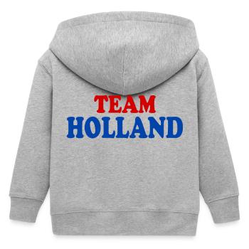Team holland - Veste à capuche enfant bio Stanley/Stella - gris chiné - Dos