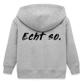 Vraiment tellement! - Veste à capuche enfant bio Stanley/Stella - gris chiné - Dos