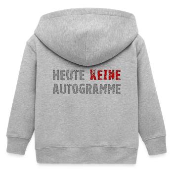 Il n'y a pas d'autographes - Veste à capuche enfant bio Stanley/Stella - gris chiné - Dos
