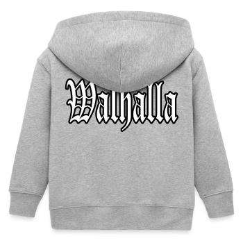 walhalla odin thor viking viking autocollant chemise - Veste à capuche enfant bio Stanley/Stella - gris chiné - Dos