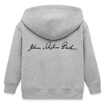 Johann Sebastian Bach Signature - Veste à capuche enfant bio Stanley/Stella - gris chiné - Dos