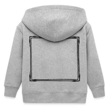 2577109 Rahmen - Kinder Organic Kapuzenjacke Mini Cultivator von Stanley/Stella - Grau meliert - Hinten