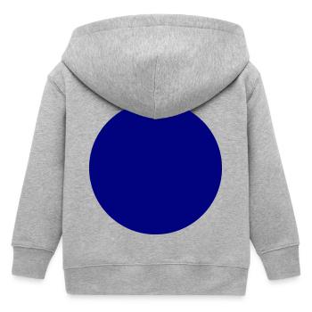 cercle bleu - Veste à capuche enfant bio Stanley/Stella - gris chiné - Dos