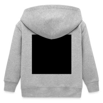 schwarz - Kinder Organic Kapuzenjacke Mini Cultivator von Stanley/Stella - Grau meliert - Hinten