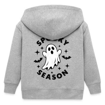 Saison effrayante - Veste à capuche enfant bio Stanley/Stella - gris chiné - Dos