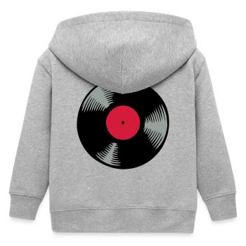 Vinyle - Veste à capuche enfant bio Stanley/Stella - gris chiné - Dos
