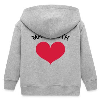 made with love - Veste à capuche enfant bio Stanley/Stella - gris chiné - Dos