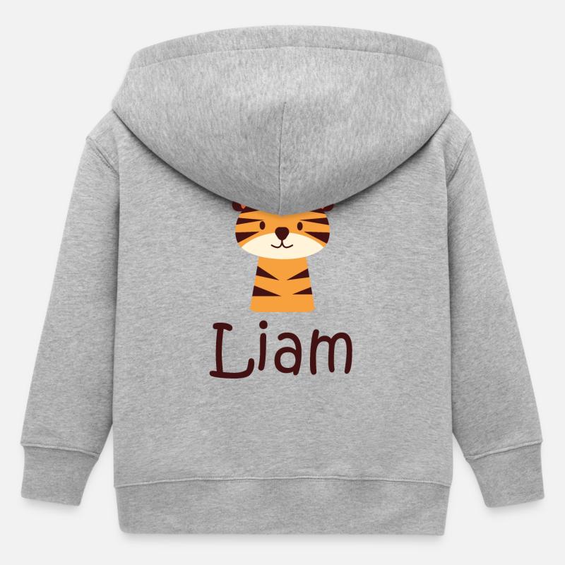 Liam - Veste à capuche enfant bio Stanley/Stella - gris chiné