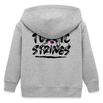 Cordes toxiques 2 Couleur - Veste à capuche enfant bio Stanley/Stella - gris chiné - Dos