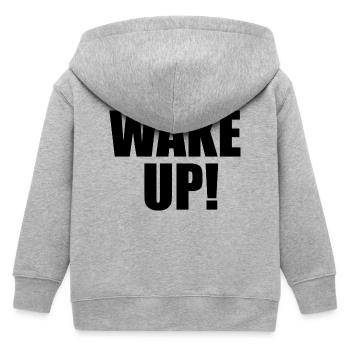 Wake UP! - Veste à capuche enfant bio Stanley/Stella - gris chiné - Dos
