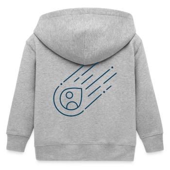 MAc Astroid01 - Veste à capuche enfant bio Stanley/Stella - gris chiné - Dos